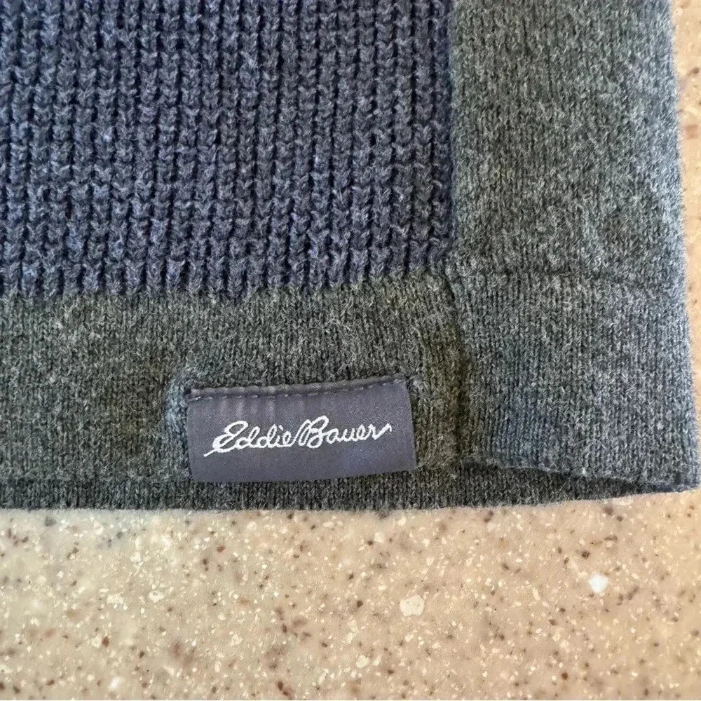 Eddie Bauer Vintage Men's Quarter Zip Pullover Size Small - Picture 2 of 7